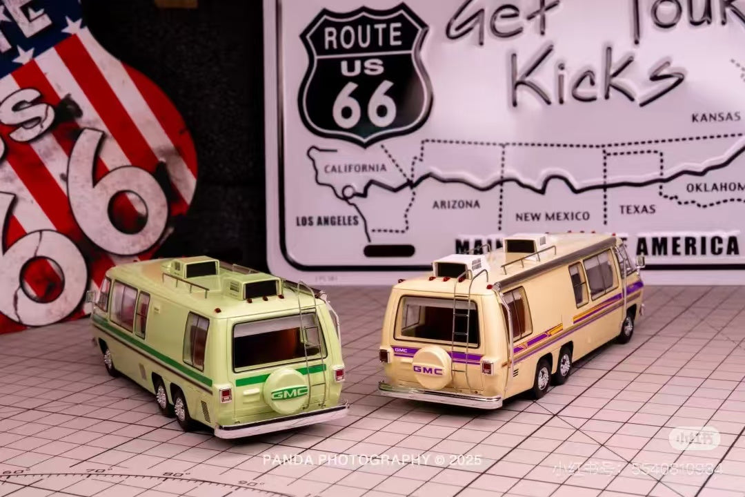 MK Miniatures 1:64 1978 GMC Motorhome (2 Colours)