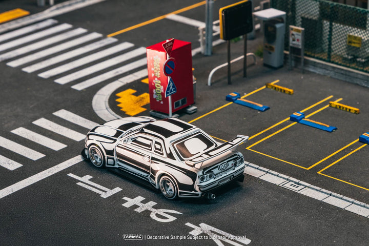 [Preorder] Tarmac Works 1:64 Nissan Skyline (R32) Widebody – Designed by JOSHUA VIDES – Matte White – Global64 – Limited Edition T64G-061-JV