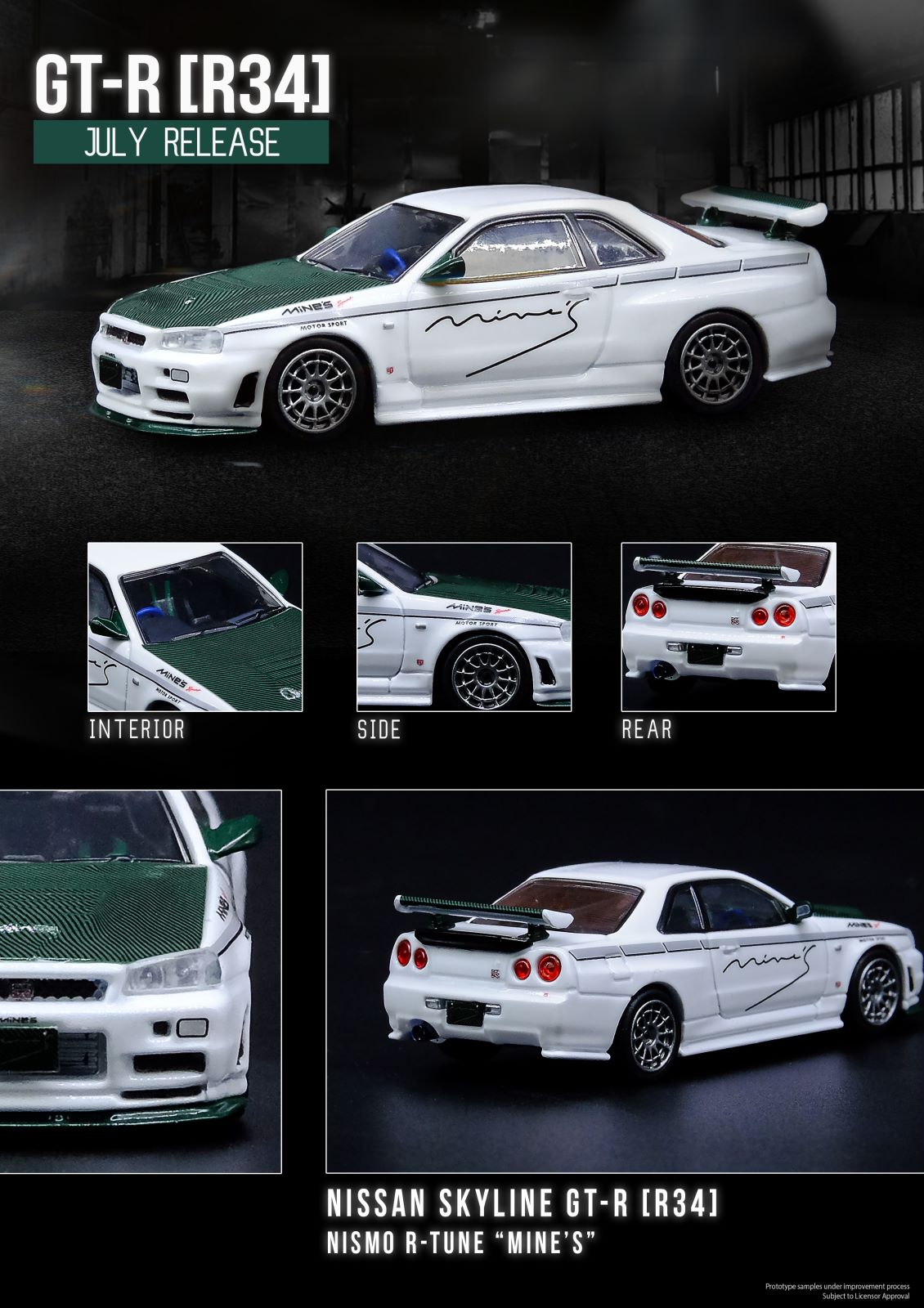 Inno64 1:64 Nissan Skyline GT-R (R34) NISMO R-TUNE 