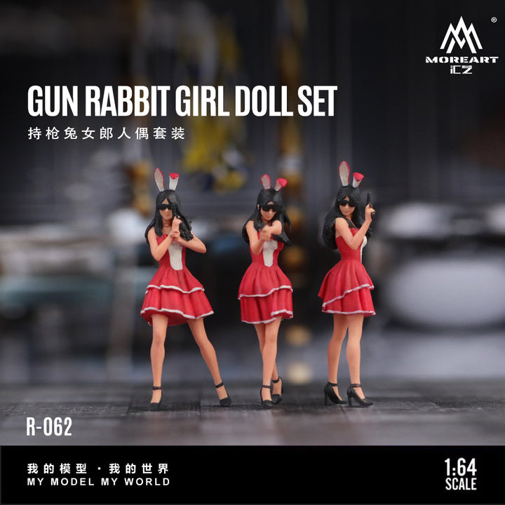 [Preorder] MoreArt 1:64 GUN RABBIT GIRL DOLLSET MO223062