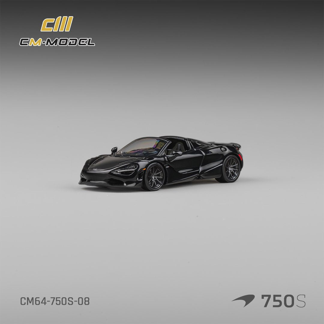 [Preorder] CM Model 1:64 Mclaren 750S Spider Onyx Black CM64-750S-08