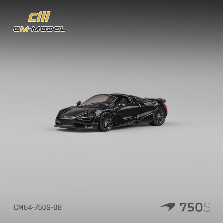 [Preorder] CM Model 1:64 Mclaren 750S Spider Onyx Black CM64-750S-08