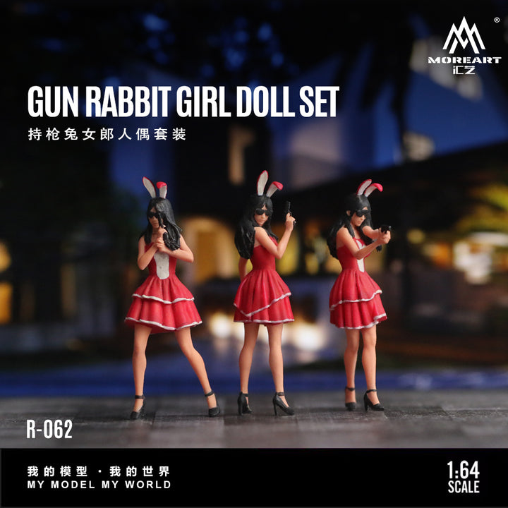 [Preorder] MoreArt 1:64 GUN RABBIT GIRL DOLLSET MO223062