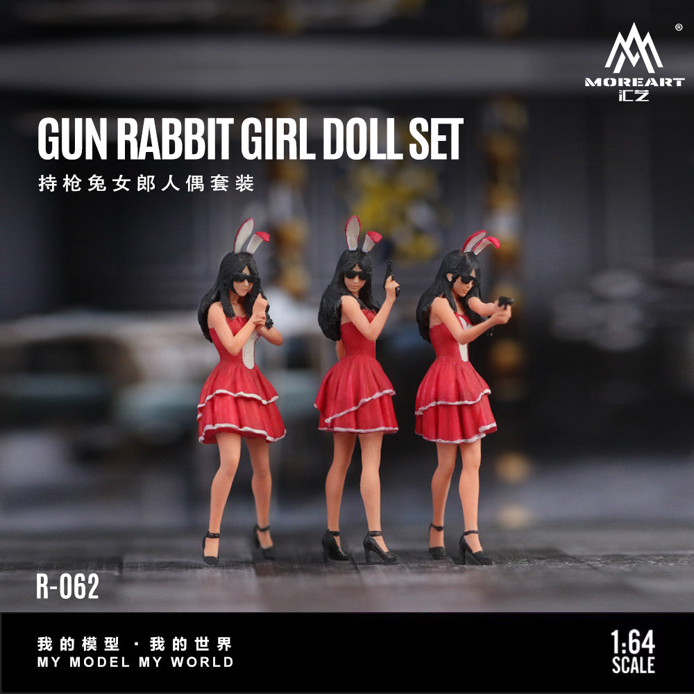 [Preorder] MoreArt 1:64 GUN RABBIT GIRL DOLLSET MO223062