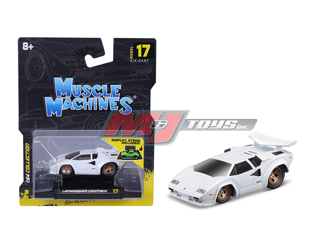 Muscle Machines 1:64 Lamborghini Countach – White