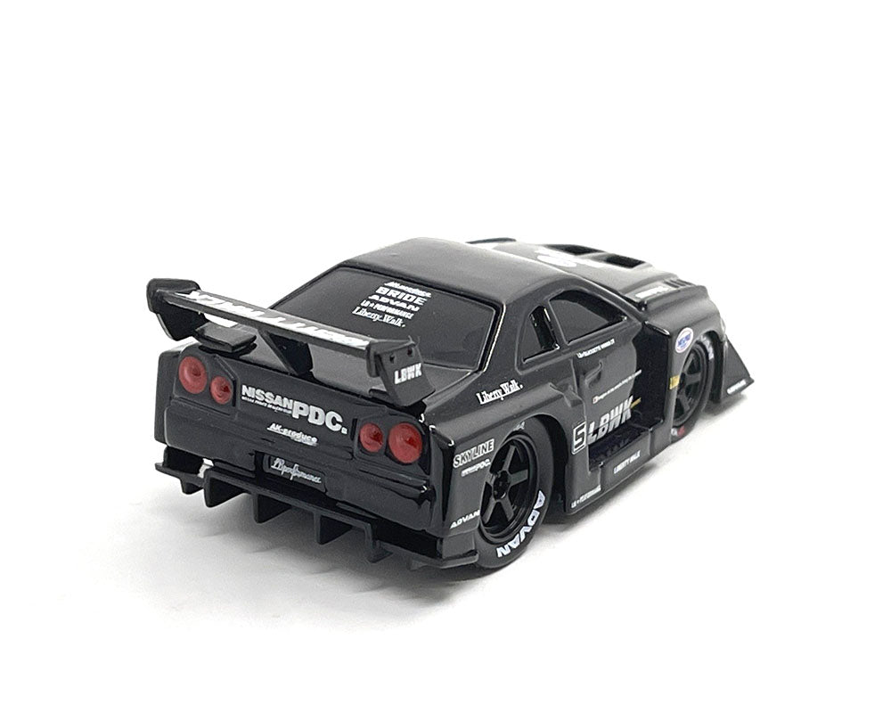 Muscle Machines 1:64 LBWK 1999 Nissan Skyline GT-R R34 – Black – Liber ...