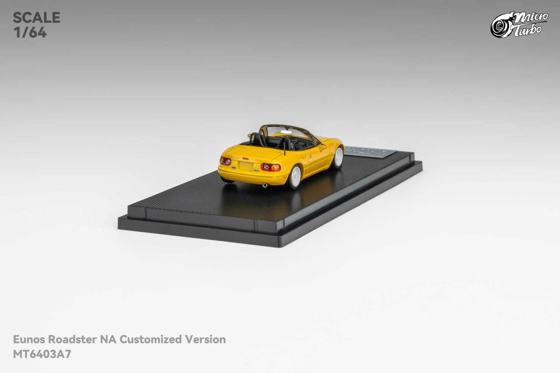 Microturbo 1:64 Mazda MX5 - Metallic Yellow MT6403A7 – Horizon Diecast
