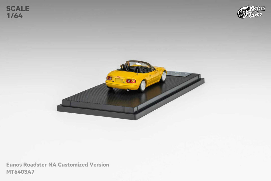 [Preorder] Microturbo 1:64 Mazda MX5 - Metallic Yellow MT6403A7