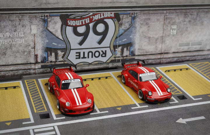Decode 1:64 Porsche Rwb964/993 SUP livery DE6416010/DE6417006