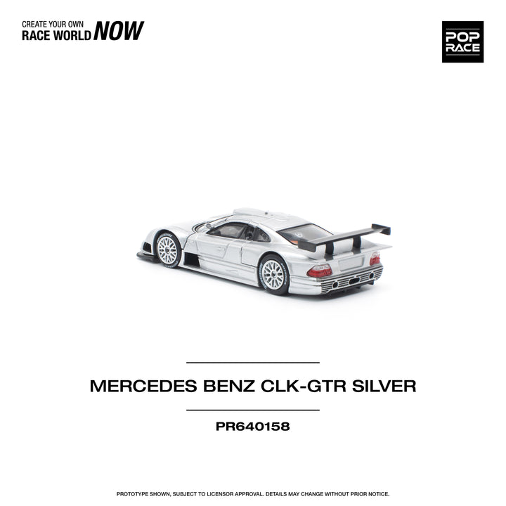 [Preorder] POPRACE 1:64 MERCEDES-BENZ AMG CLK GTR - SILVER