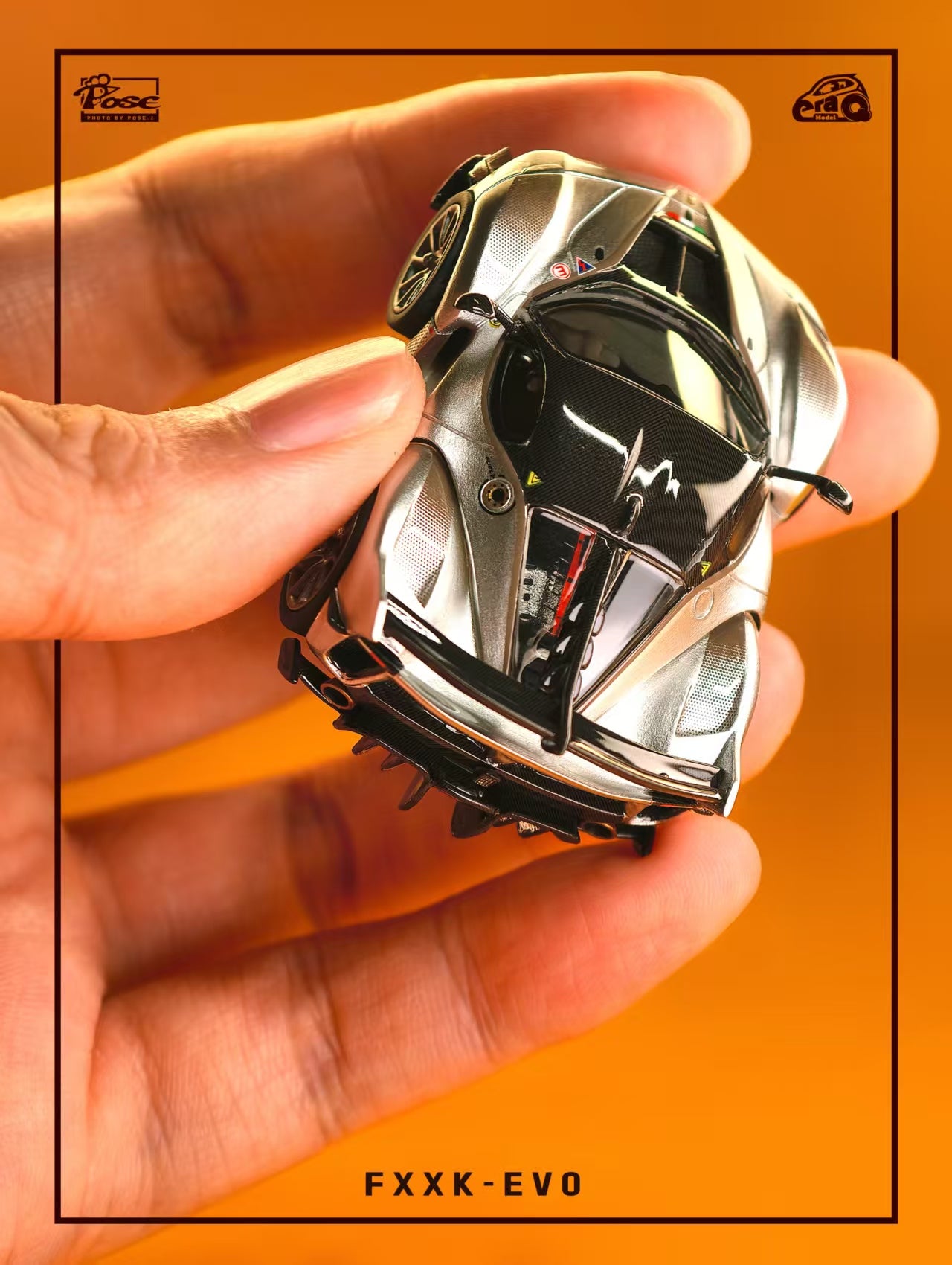 ERAQ X KR 1:64 fxxk evo Silver #70 Corey Studio – Horizon Diecast
