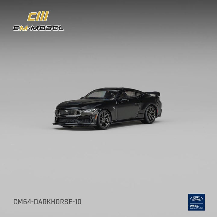 [Preorder] CM Model 1:64 Ford Mustang Darkhorse Shadow Black CM64‑DARKHORSE‑04