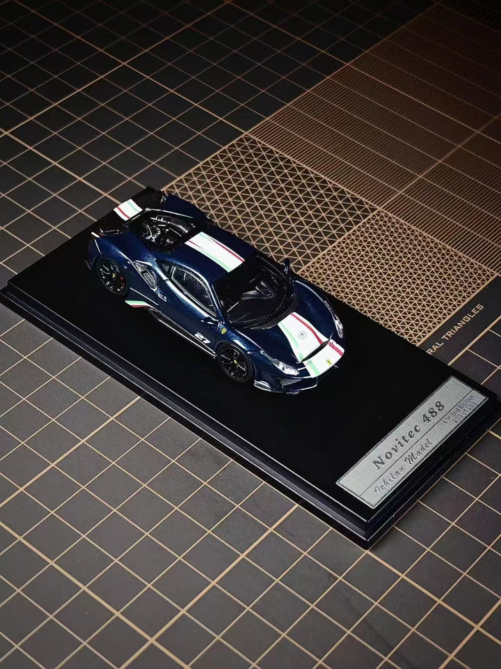 [Preorder] Stance Hunters 1:64 Novitec 488 Pista Piloti Blu