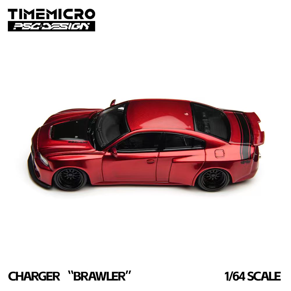 [Preorder] TimeMicro × PSC DESIGN 1:64 Charger "Brawler" Red TM648204