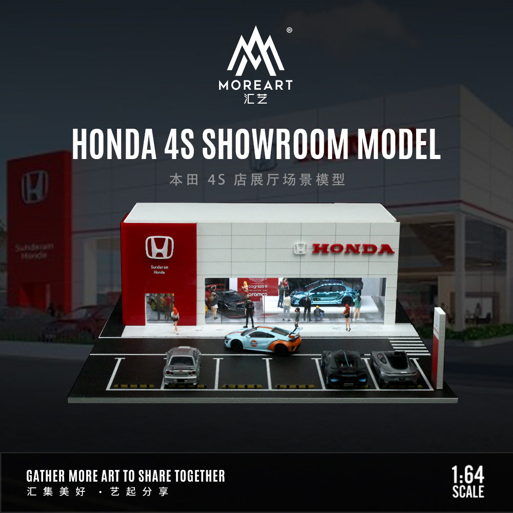 MoreArt 1:64 Honda 4S Showroom Scene Model MO936011 – Horizon Diecast