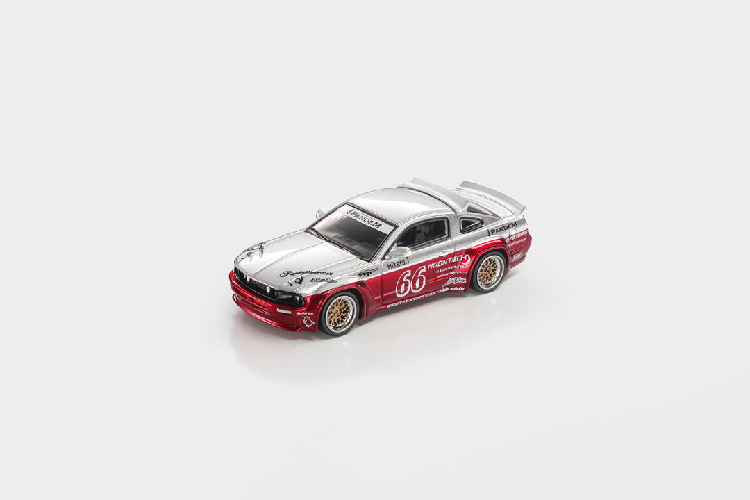[Preorder] Model Model 1:64 Pandem Mustang Red Silver MM64-PM-004