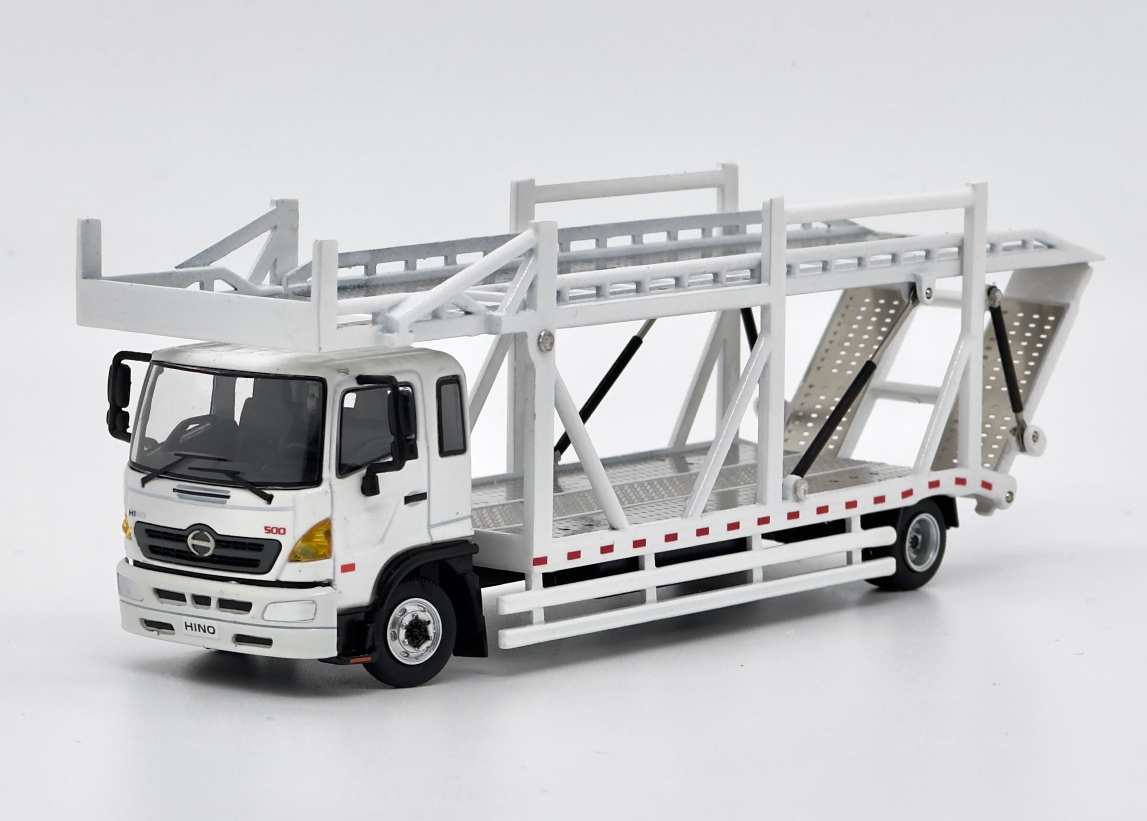 Unique Model × Tiny 1:64 HINO Ranger 500 Double Deck Bridge
