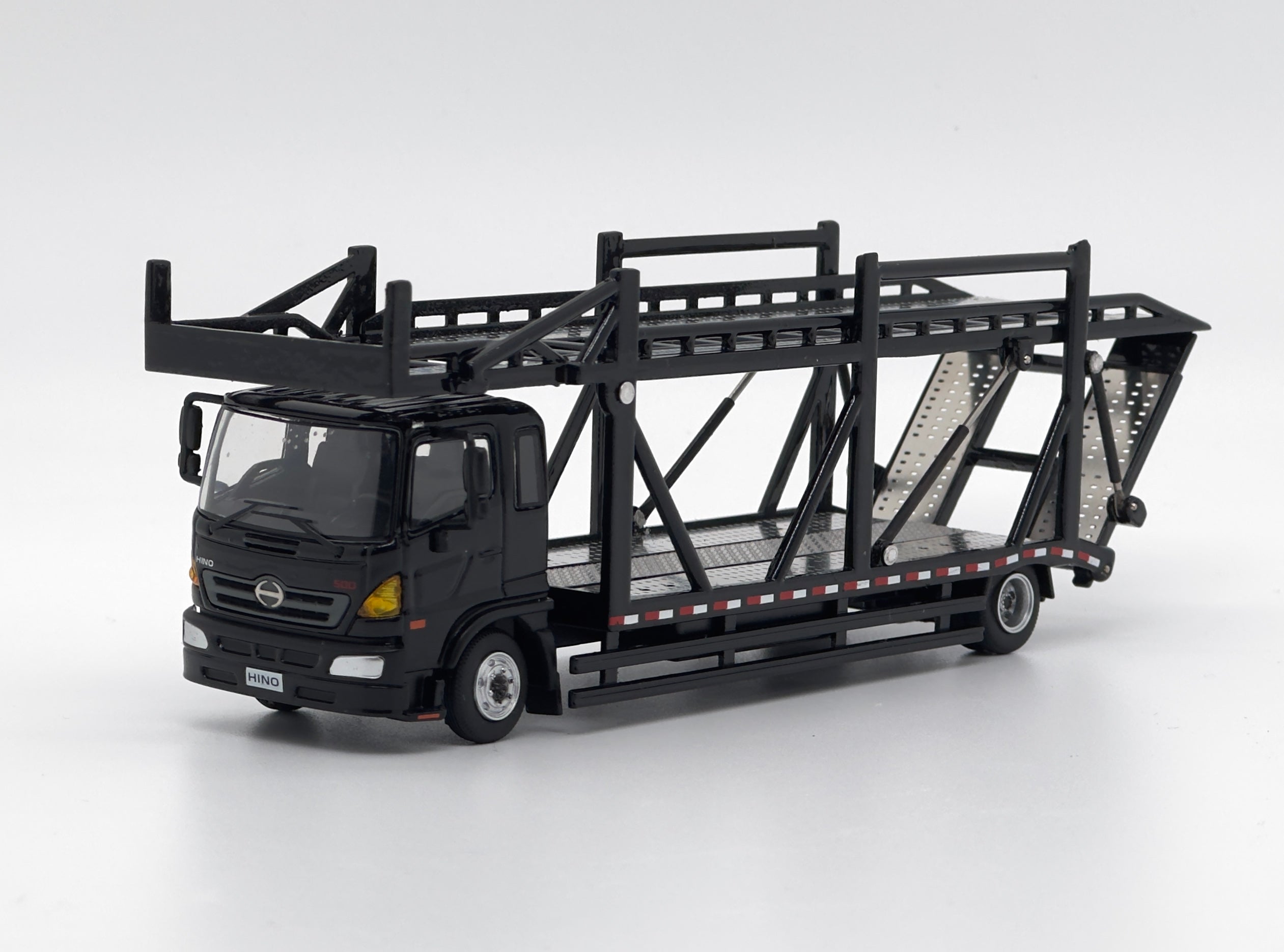 Unique Model × Tiny 1:64 HINO Ranger 500 Double Deck Bridge