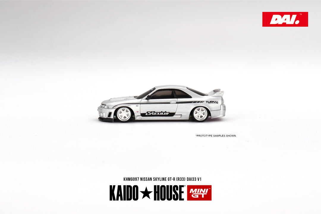 [Preorder] Kaido + MINIGT 1:64 Nissan Skyline GTR (R33) DAI33 V1