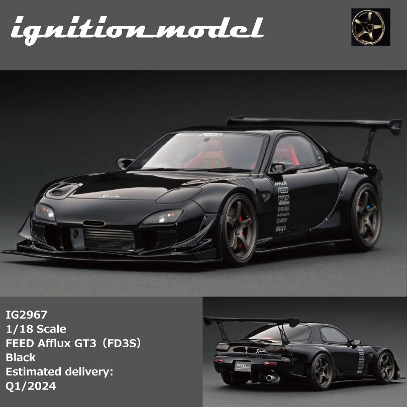 Ignition Model 1:18 FEED Afflux GT3（FD3S）Black