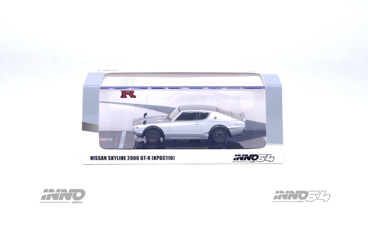 [Preorder] Inno64 1:64 Nissan Skyline 2000 GT-R (KPGC110) Silver