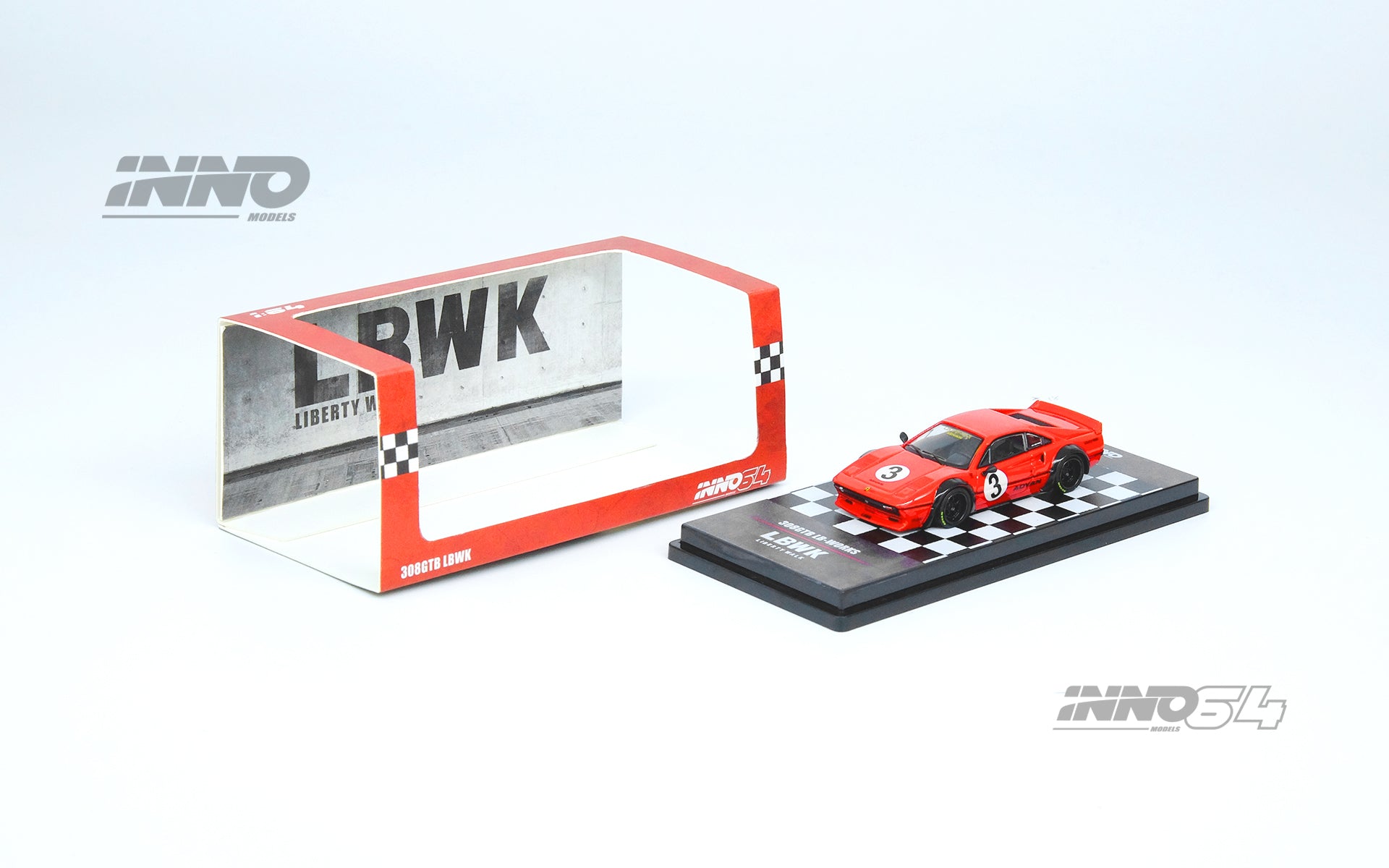 Liberty Walk 308 GTB, the sequel of the F40 LBWK (Inno64