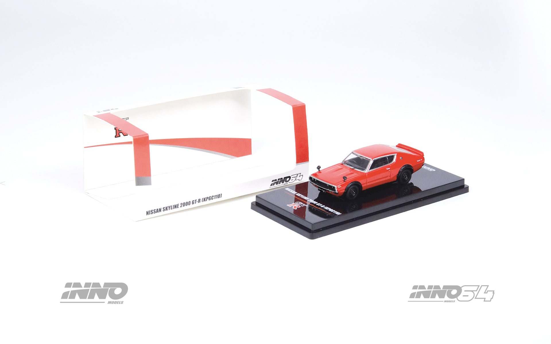 Inno64 1:64 Nissan Skyline 2000 GT-R (KPGC110) Red IN64-KPGC110