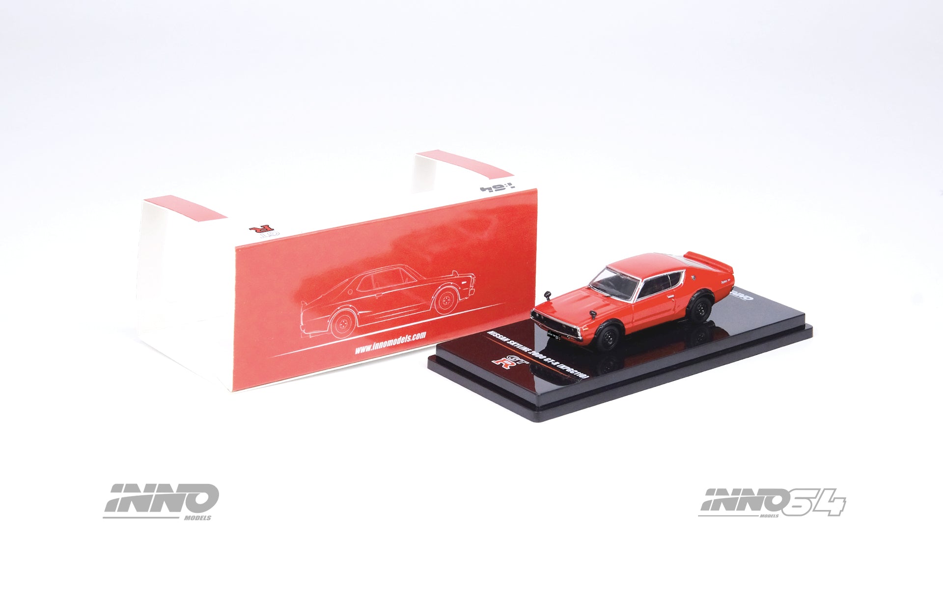 INNO64-R レジンモデルカー 赤 INNO64 NISSAN FAIRLADY Z (S30) RED | MYミニカー発表会