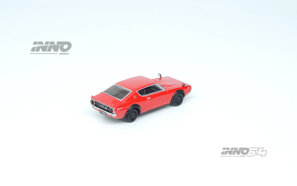 Inno64 1:64 Nissan Skyline 2000 GT-R (KPGC110) Red IN64-KPGC110-RED Rear