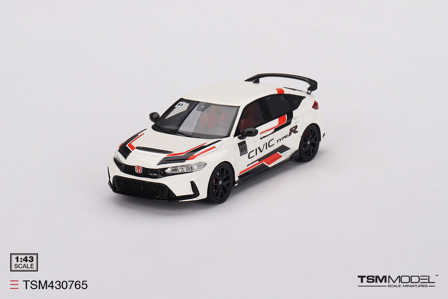TSM 1:43 Honda Civic Type R 2023 Honda Thanks Day Vietnam - White