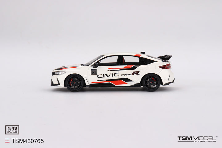 [Preorder] TSM 1:43 Honda Civic Type R 2023 Honda Thanks Day Vietnam - White