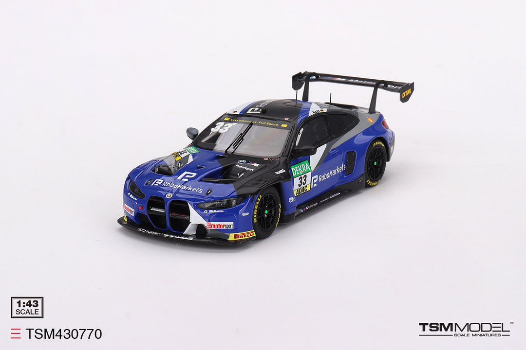 [Preorder] TSM 1:43 BMW M4 GT3 #33 Schubert Motorsport 2023 DTM - Blue