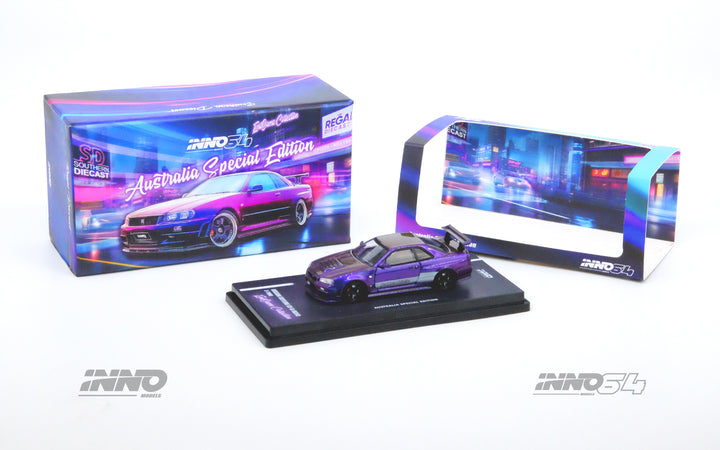 Inno64 1:64 Nissan Skyline GTR (R34) Z-Tune "ENDGAME" Australia Special Edition