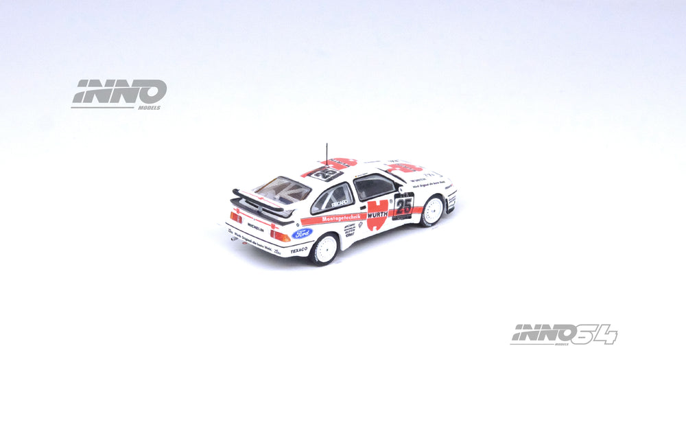 Inno64 1:64 Ford Sierra RS500 COSWORTH #25 "TEAM WURTH RACING" DTM Nurburgring Winner 1988 - A. Hahne IN64-RS500-25DTM88 Rear