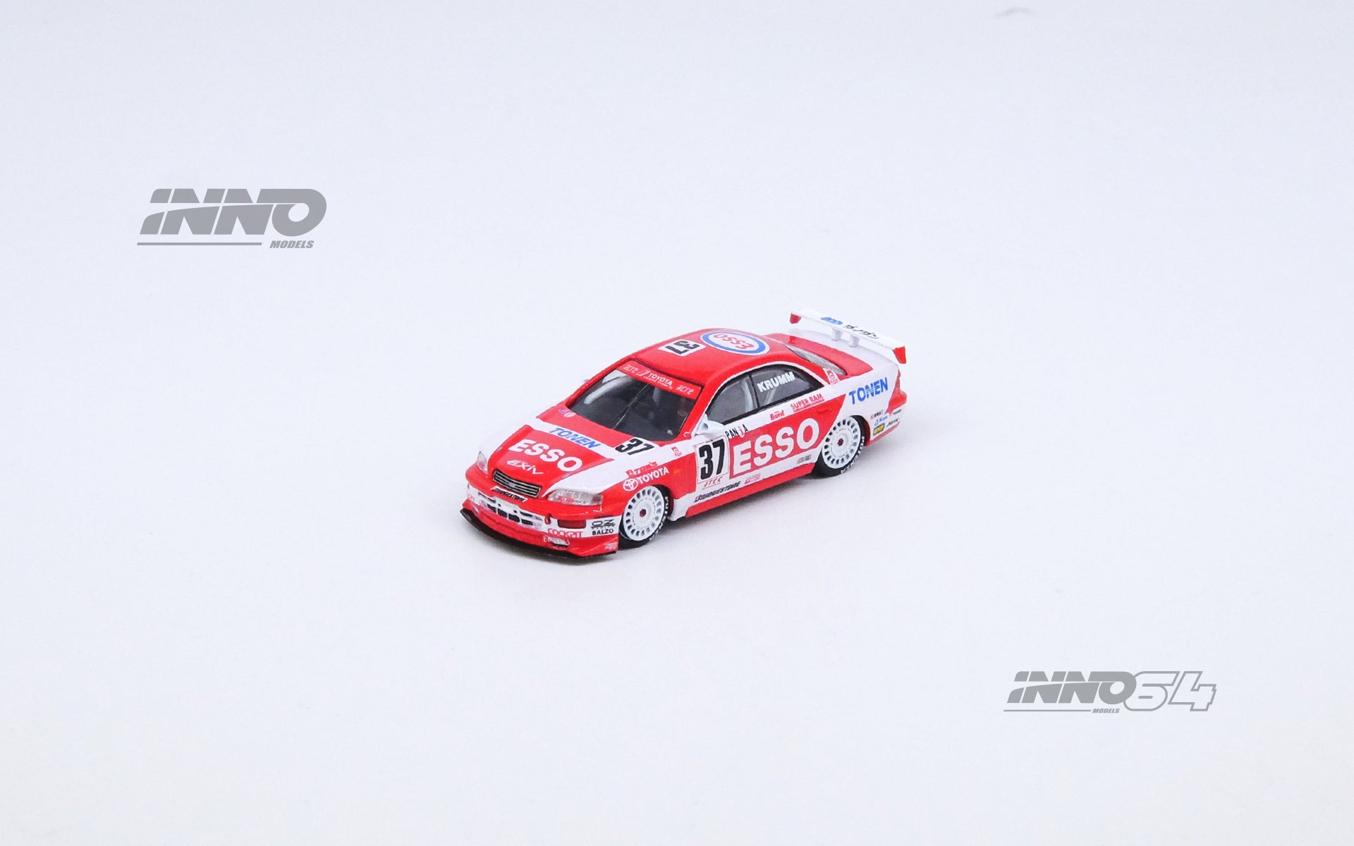 ミニカー TOYOTA CORONA EXIV #6 TEAM BANDOH 1:64 INNO64 1:64 Toyota Corona Exiv #6 