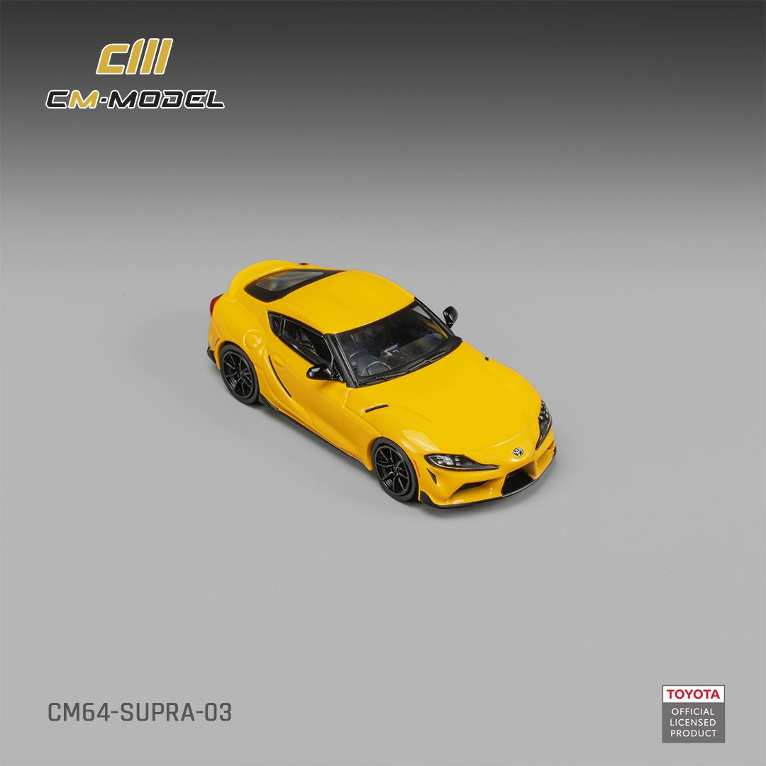 [Preorder] CM Model 1:64 Toyota GR Supra Nitro Yellow CM64-Supra-03