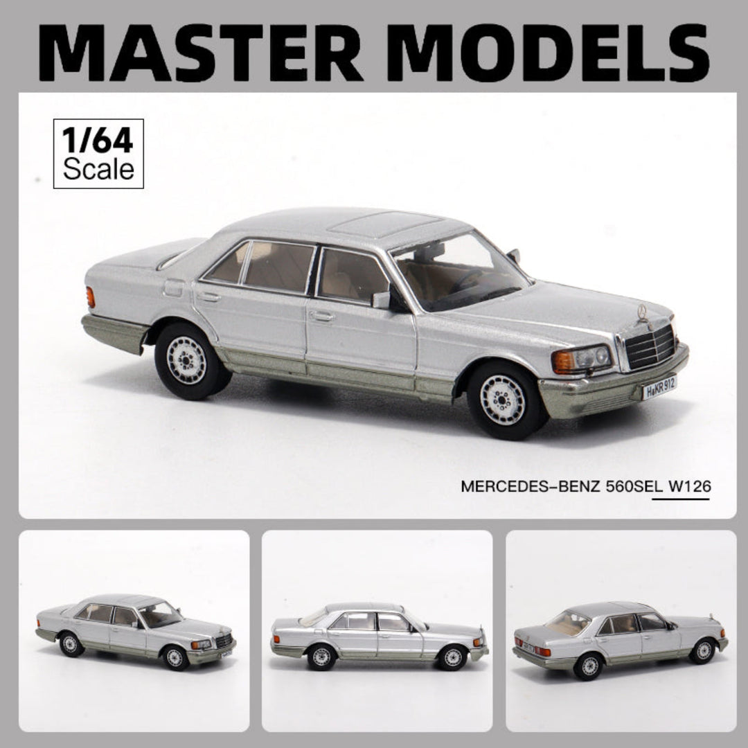 [Preorder] Master Model 1:64 Mercedes-Benz 560SEL W126 S Class (10 Versions)