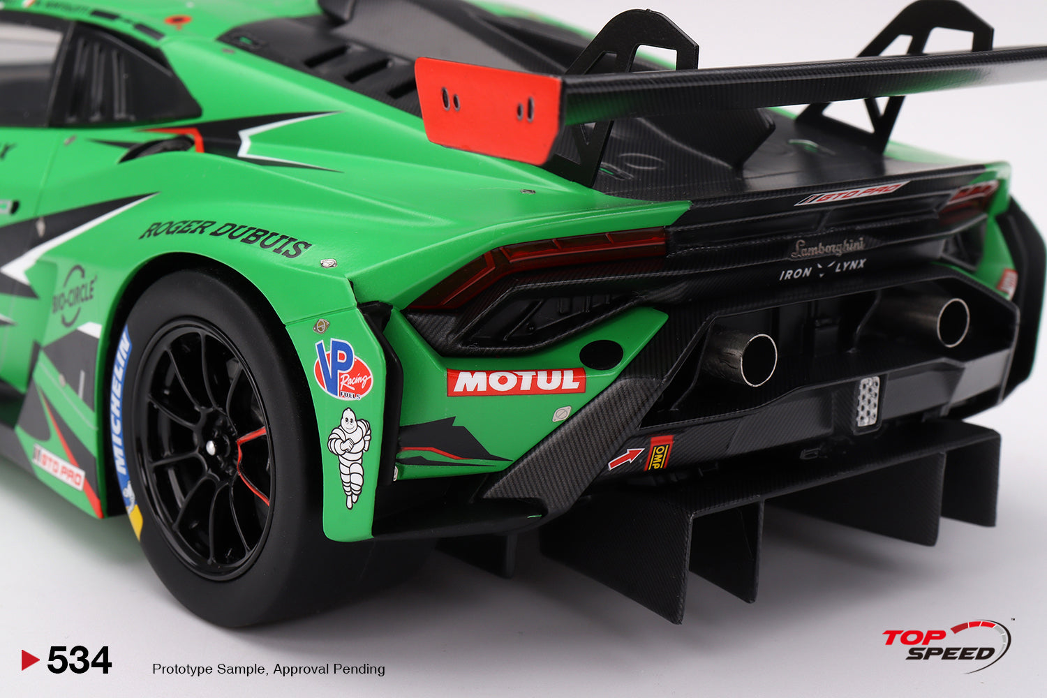 Topspeed 1:18 Lamborghini Huracán GT3 EVO2 #63 Iron Lynx 2023 IMSA 