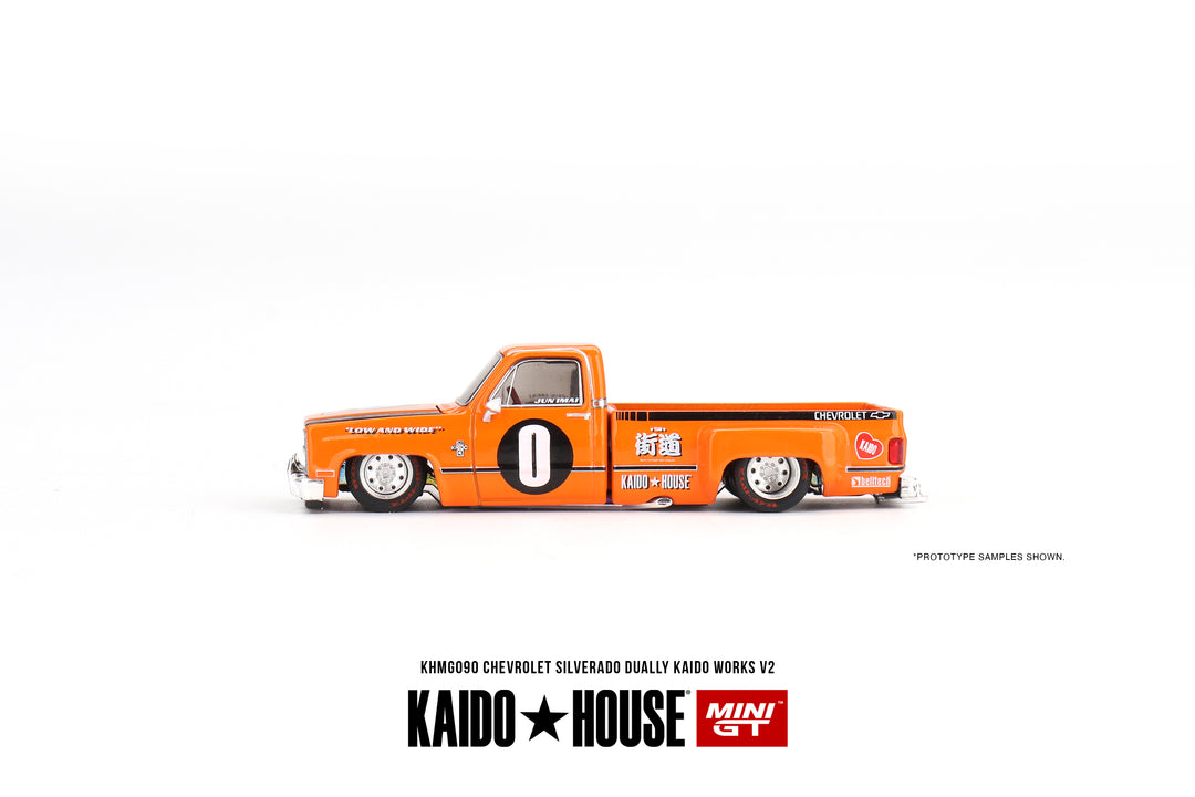 [Preorder] Kaido House + MINIGT 1:64 Chevrolet Silverado Dually KAIDO WORKS V2
