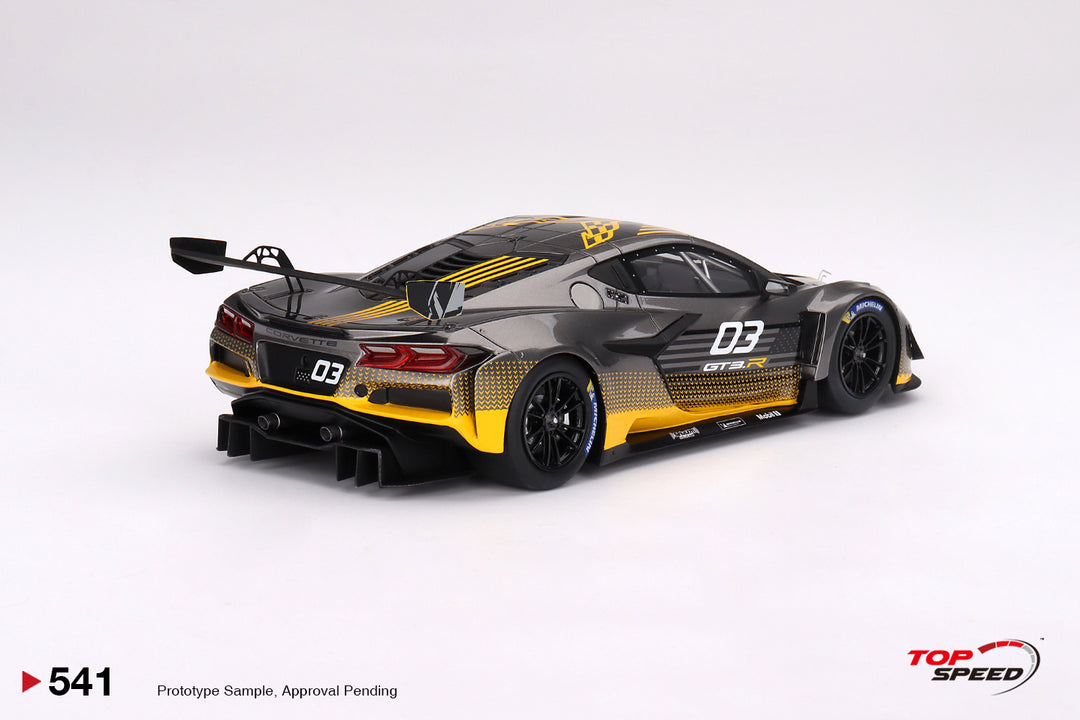 [Preorder] TOPSPEED 1:18 Corvette Z06 GT3.R 2023 Daytona Presentation