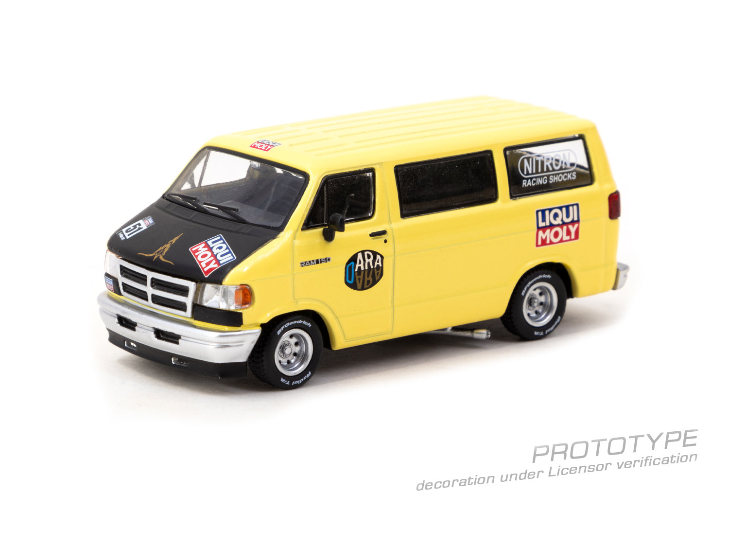 Tarmac Works 1:64 Dodge Van Yellow T64G-TL032-YL – Horizon