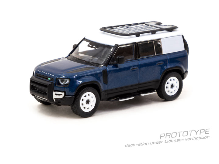 [Preprder] Tarmac Works 1:64 Land Rover Defender 110 Blue