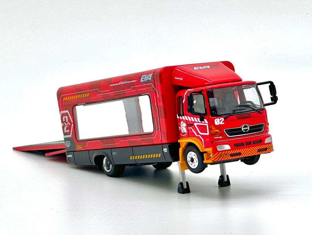 Unique Model × Tiny 微影 1:64 HINO Ranger 500 Transport Vehicle EVA Unit 02 100614