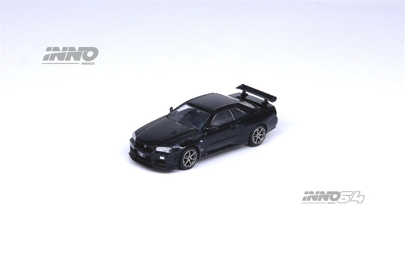 Inno64 1:64 Nissan Skyline GT-R (R34) V-SPEC II BLACK IN64-R34VS-BLA