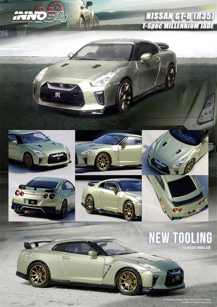 Inno64 1:64 Nissan GT-R (R35) Millennium Jade IN64-R35-MJADE