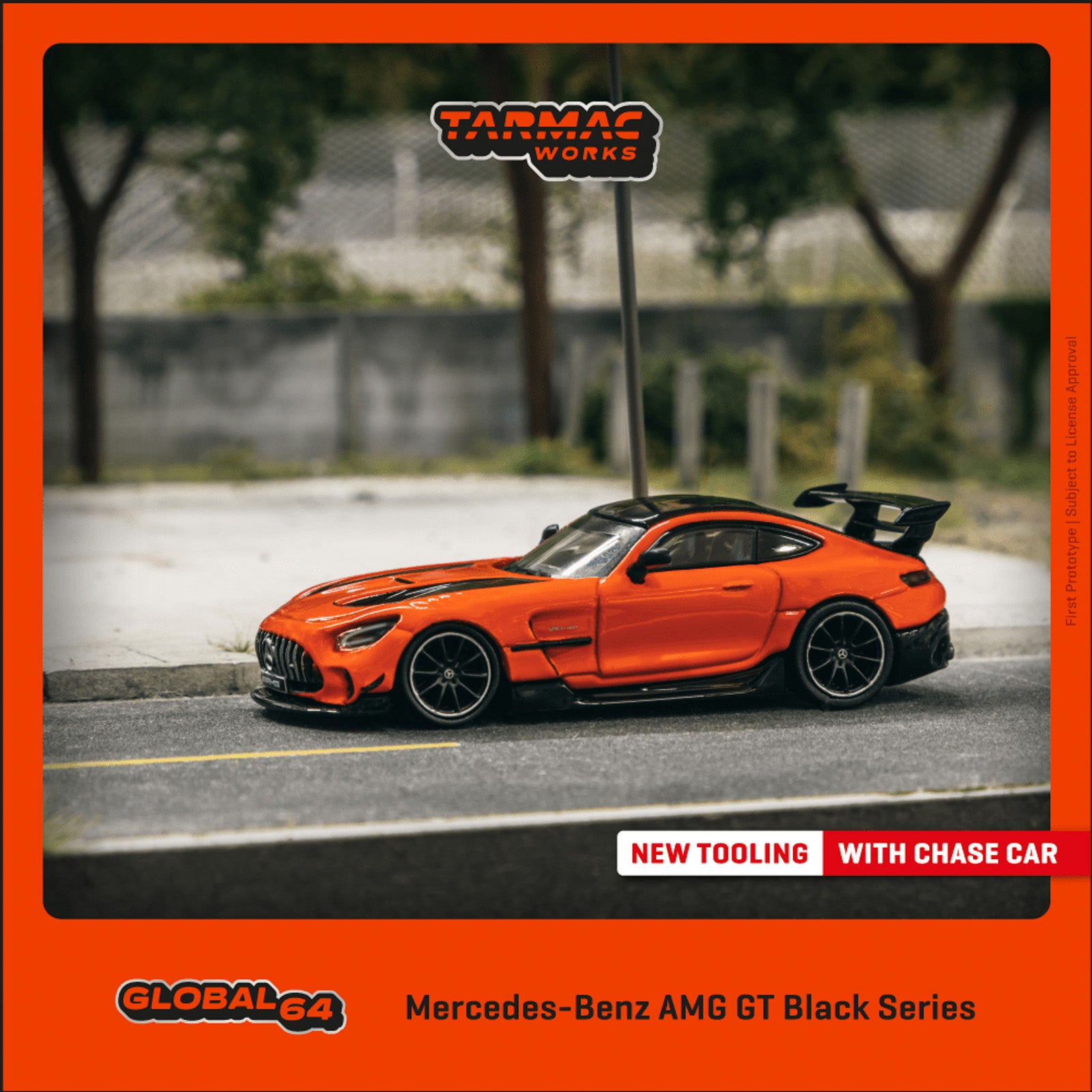 Tarmac Works 1:64 Mercedes-Benz AMG GT Black Series Orange T64G