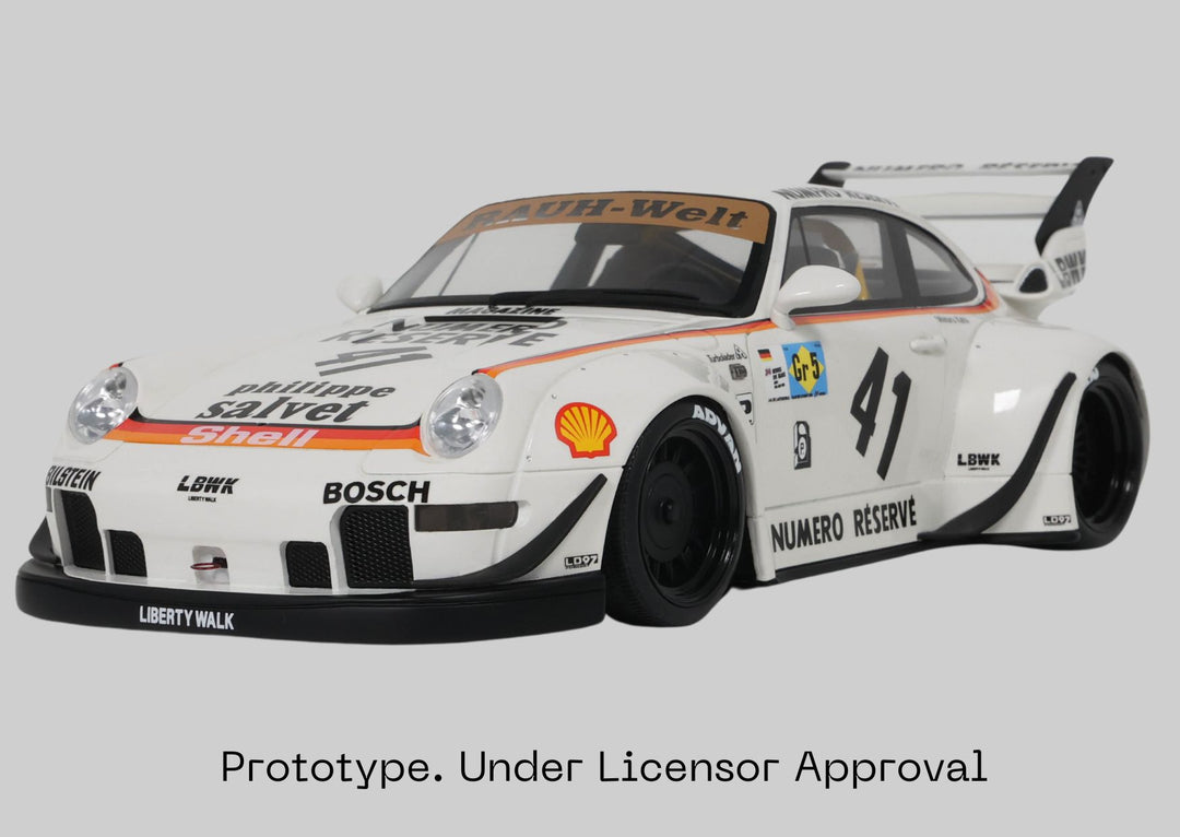 [Preorder] GT Spirit 1:18 Porsche RWB BODYKIT KATO-SAN WHITE