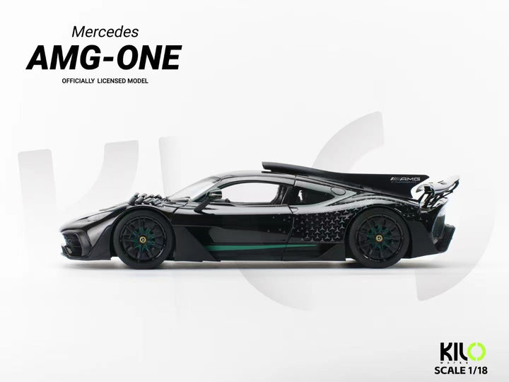 [Preorder] Kiloworks 1:18 Mercedes AMG ONE Black Dieast