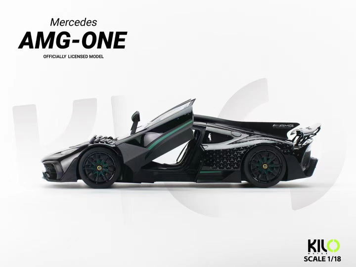 [Preorder] Kiloworks 1:18 Mercedes AMG ONE Black Dieast