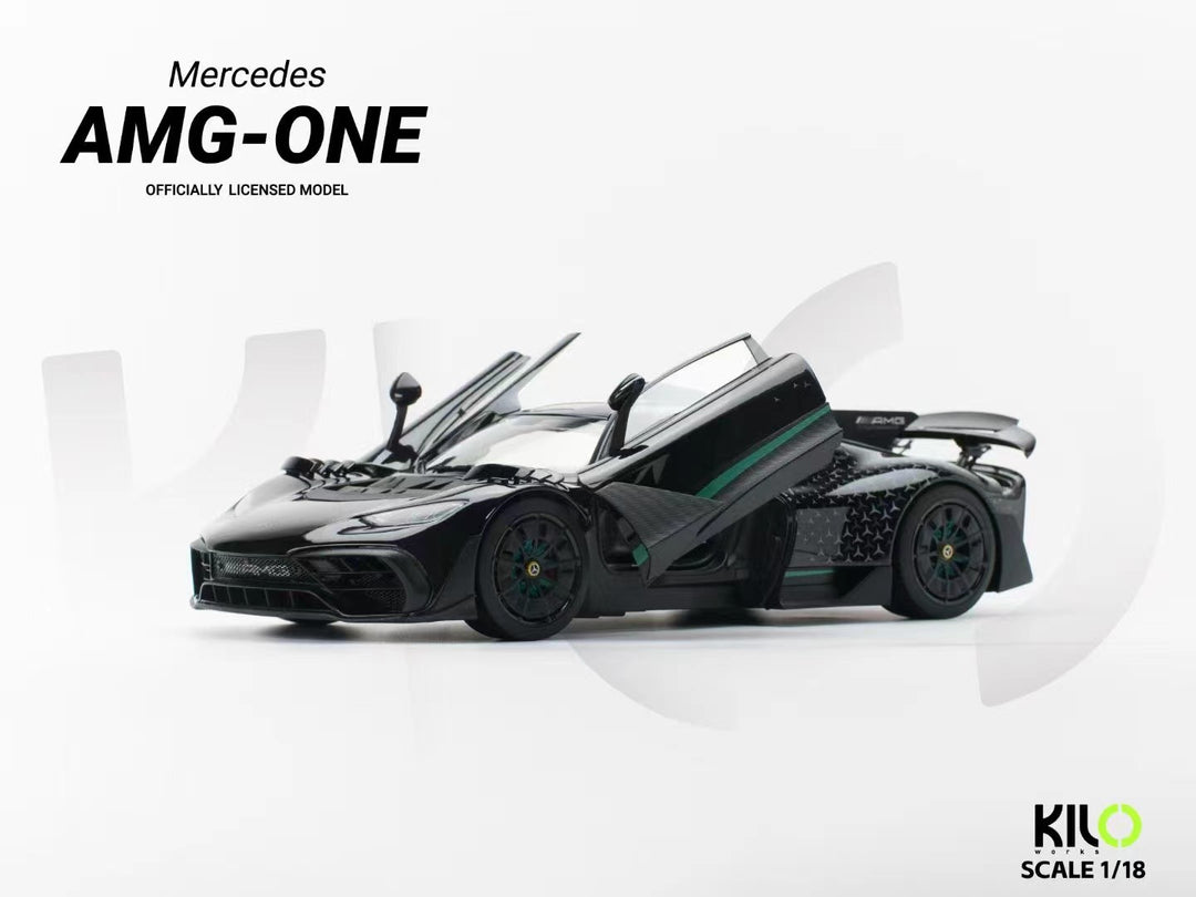 [Preorder] Kiloworks 1:18 Mercedes AMG ONE Black Dieast